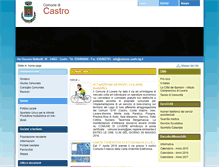 Tablet Screenshot of comune.castro.bg.it